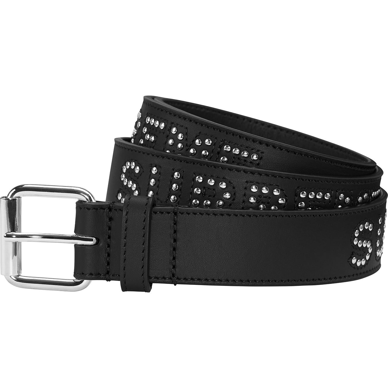 Studded Logo Belt view 8